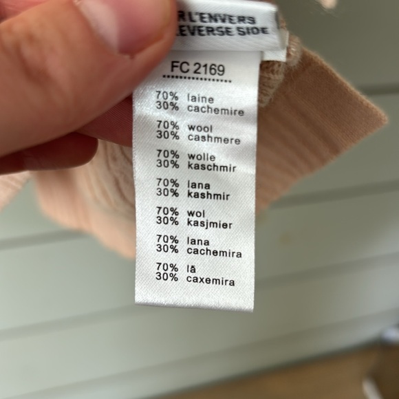 Lacoste Wool-Cashmere Cable Knit Sweater – Size 42 (Approx. M) - Picture 5 of 8